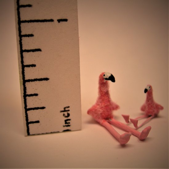 2 flamingos - Click Image to Close