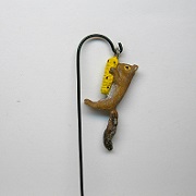 1" squirrel on corn feeder - Click Image to Close