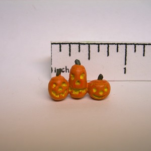 1/4" pumpkin set-attached